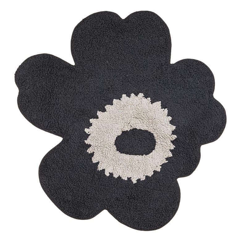 マリメッコ　バスマット　チャコール　新品タグ付き 新品 マリメッコ marimekko バスマット 玄関マット ミニラグ 73×74cm