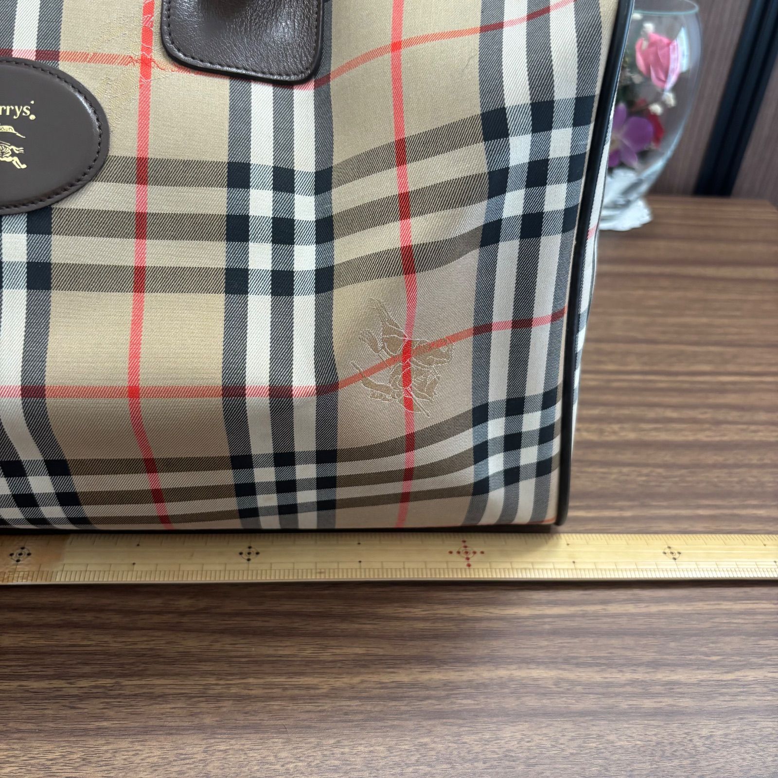 Burberrys ヴィンテージ バーバリーズ ボストンバッグ ノバチェック柄