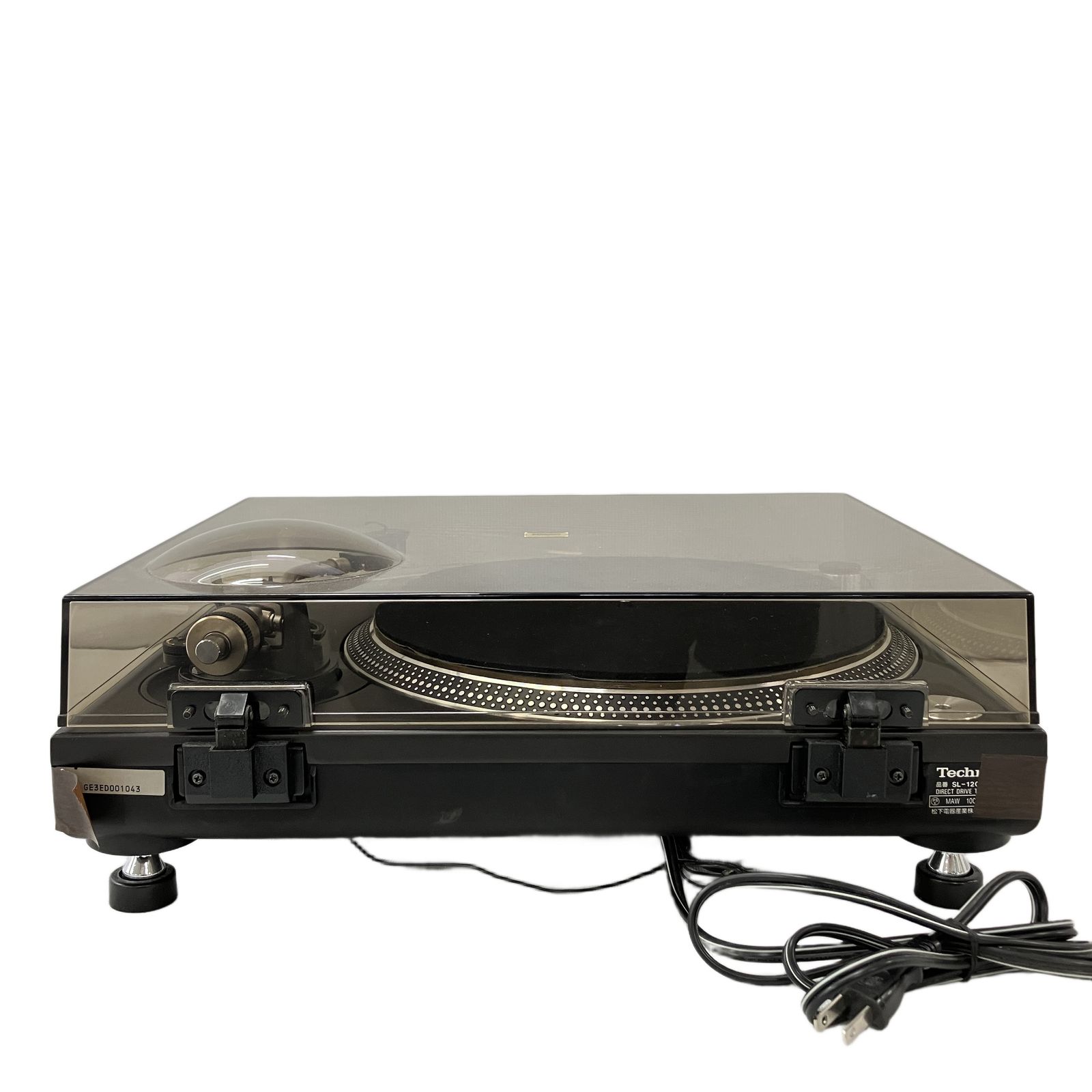  Technics SL 1200 MK 4 ターンテーブル レコードプレーヤー テクニクス 音響機材 ダストカバー付 レコードプレーヤー本体 レコードプレーヤー
