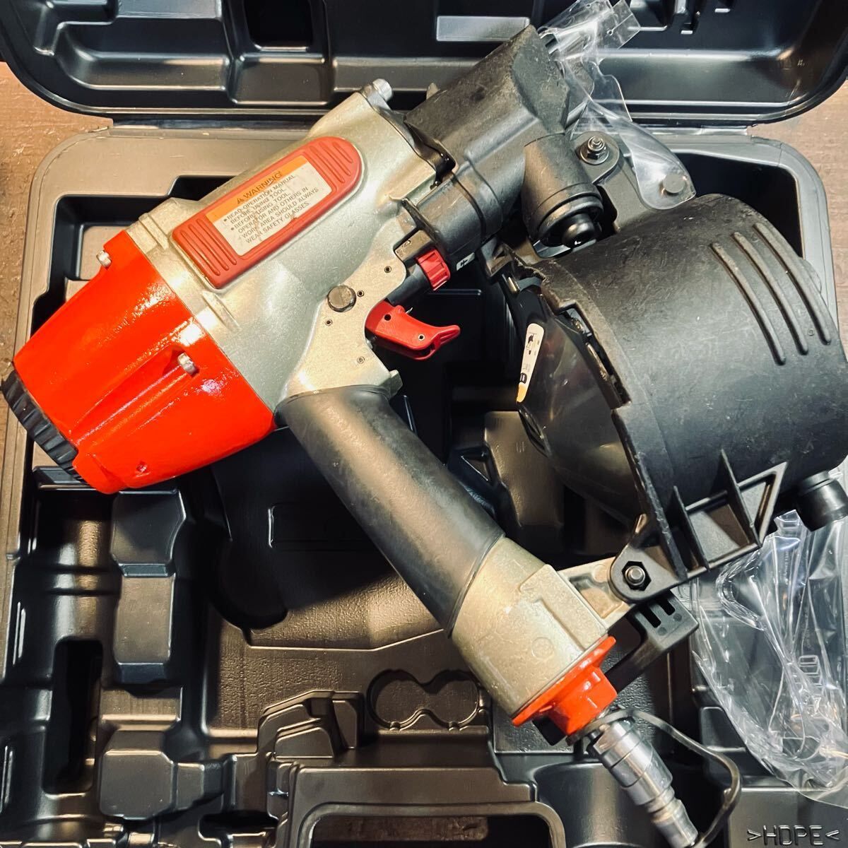  7日保証 整備品 消耗部品多数交換 MAX マックス 常圧 65 mm コイルネイラ CN-565 S FP ケース付き 動作良好 エクステンションバー スパナ レンチ