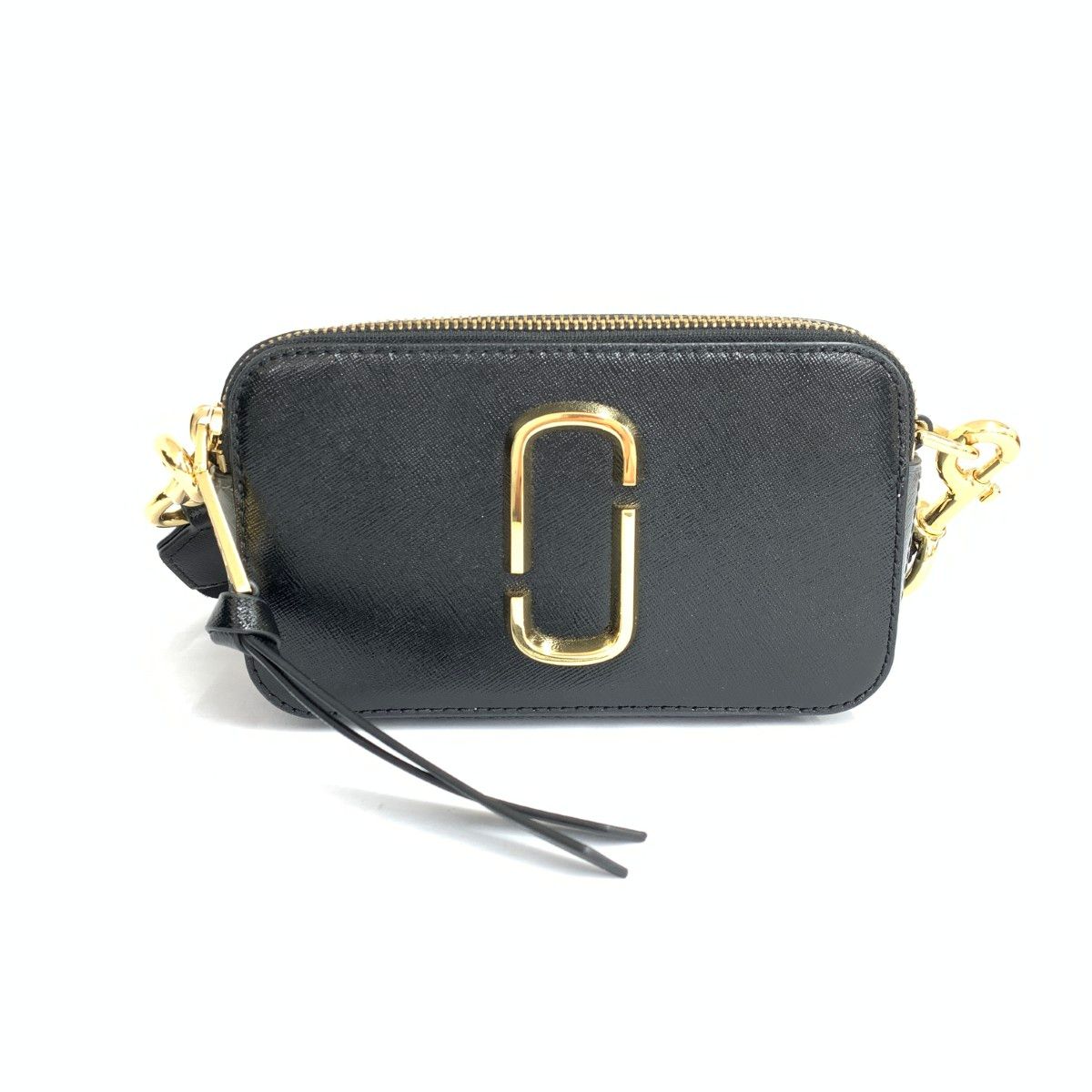 MARC JACOBS マークジェイコブス スナップショット レザー ブラック  