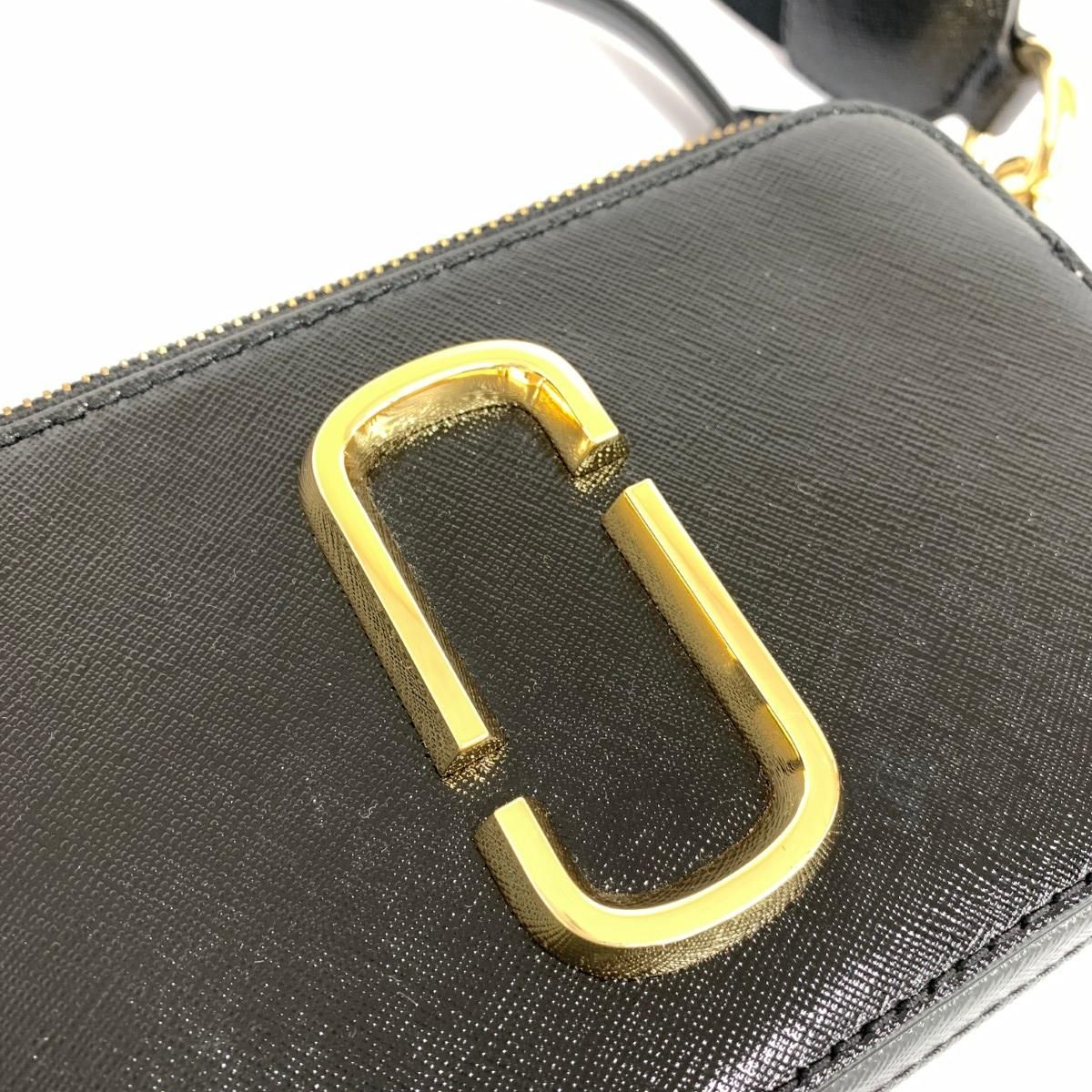 MARC JACOBS マークジェイコブス スナップショット レザー ブラック  