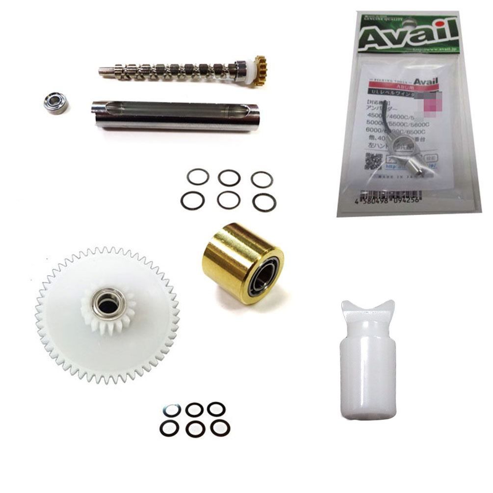 アブ 軽量特盛6000 アベイルレベル シルバー11本 2 BBウォームシム有 BBコグシム有 BBブッシュ 5176 C