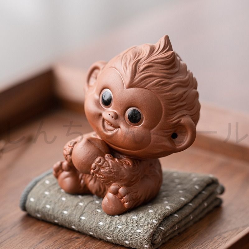 【縁起物】　お猿　置物 0_85d8b34e1b51d25057019b6bbcb2