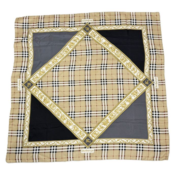 Burberrys バーバリーズ シルク スカーフ ベージュ ノバチェック 大判