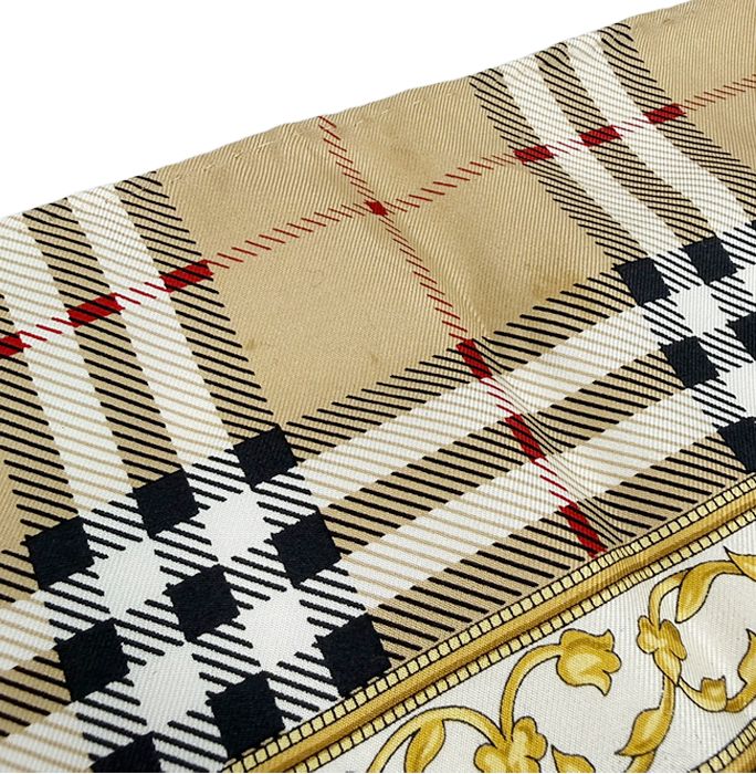 Burberrys バーバリーズ シルク スカーフ ベージュ ノバチェック 大判