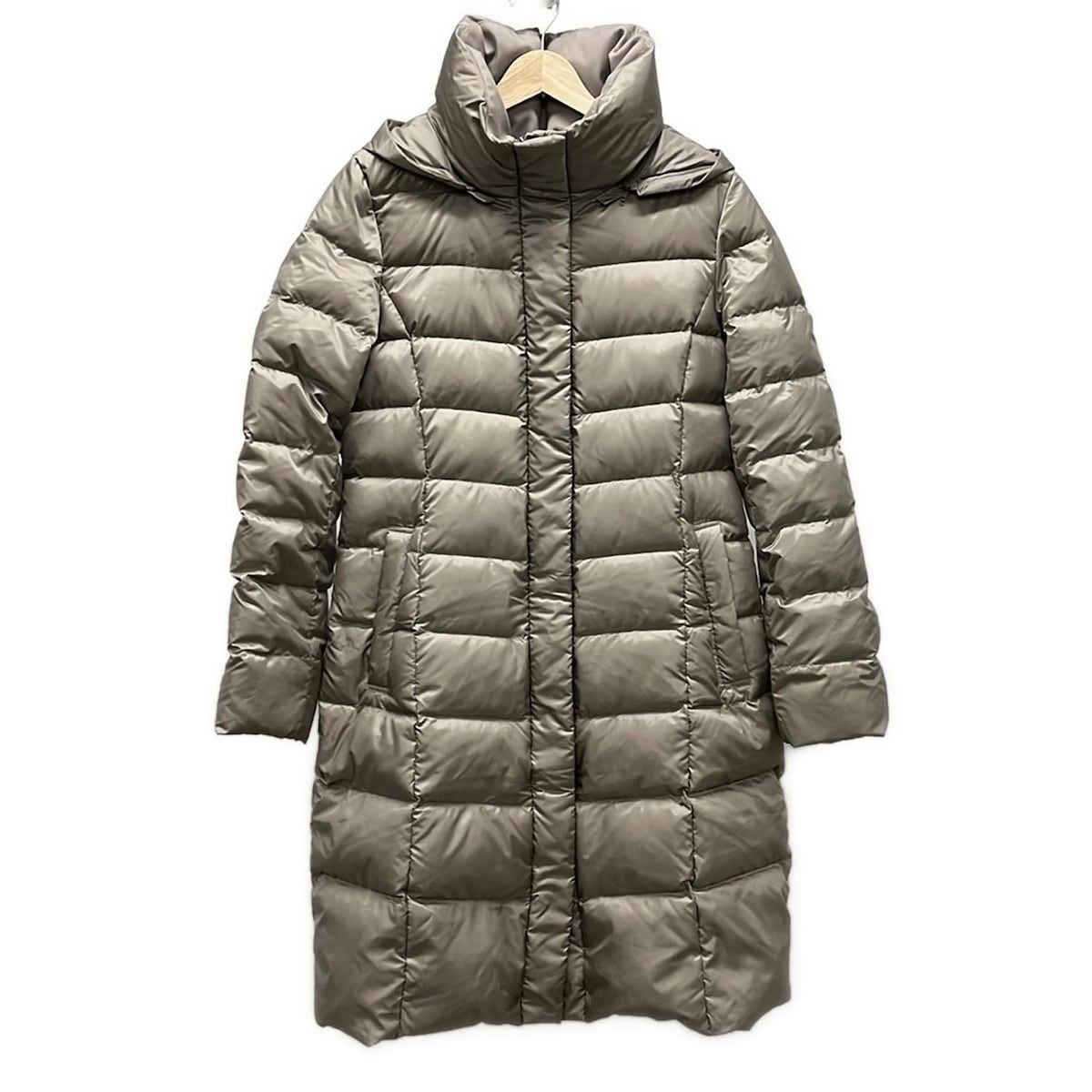 23区 ニジュウサンク ダウンコート サイズ38 M レディース ベージュ 長袖 冬