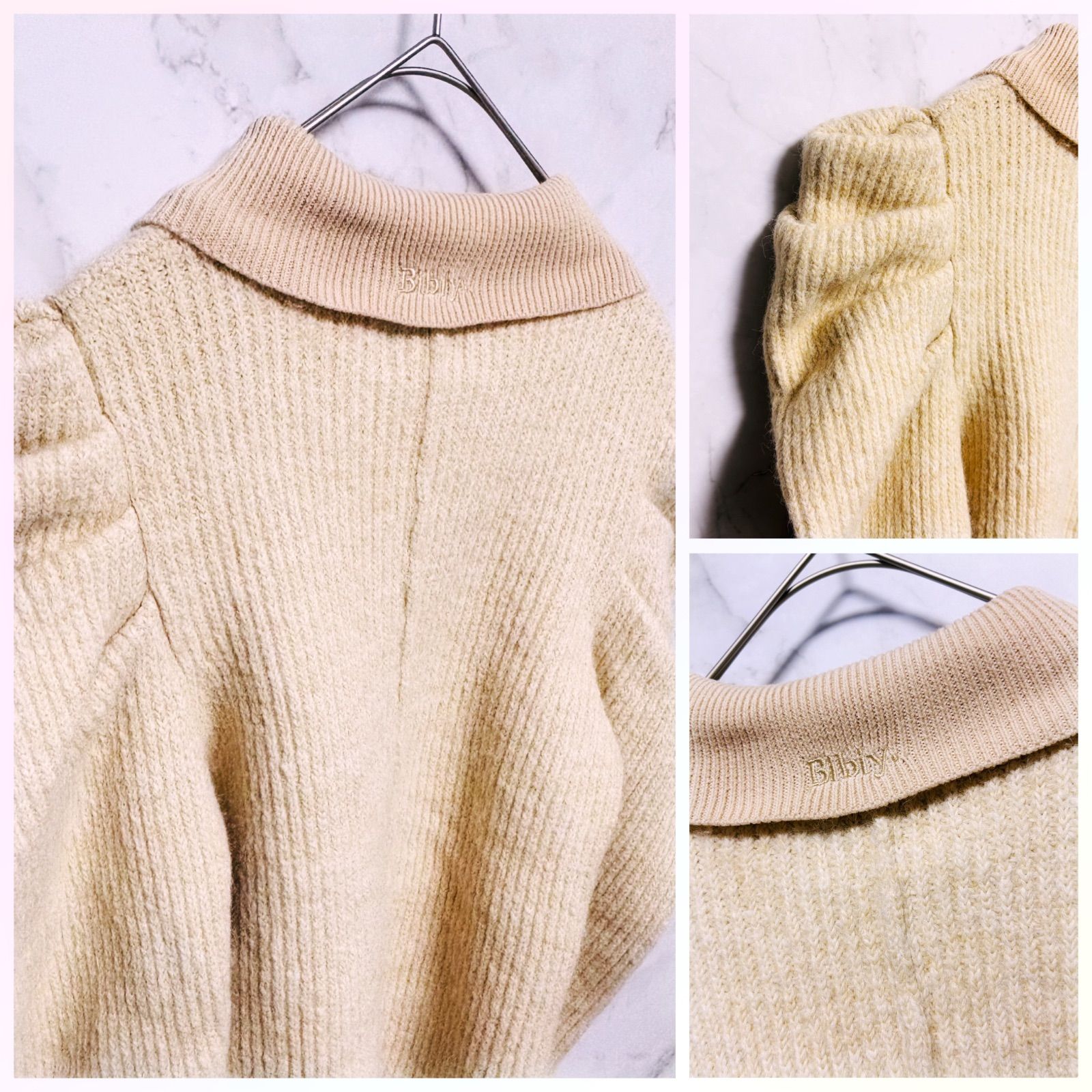 美品】 Bibiy ビビー Fサイズ(M相当) レディース アイボリー 秋冬