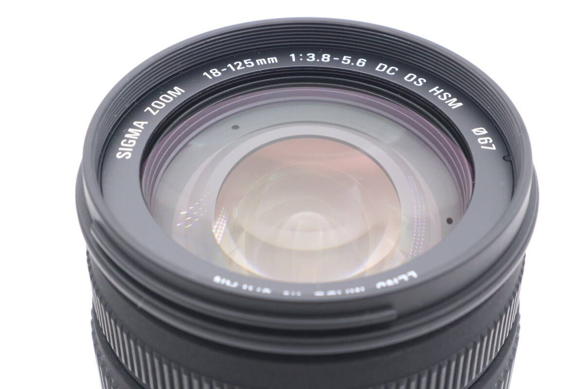 SIGMA 18-125mm F3.8-5.6 DC OS HSM Nikon Mount シグマ レンズ