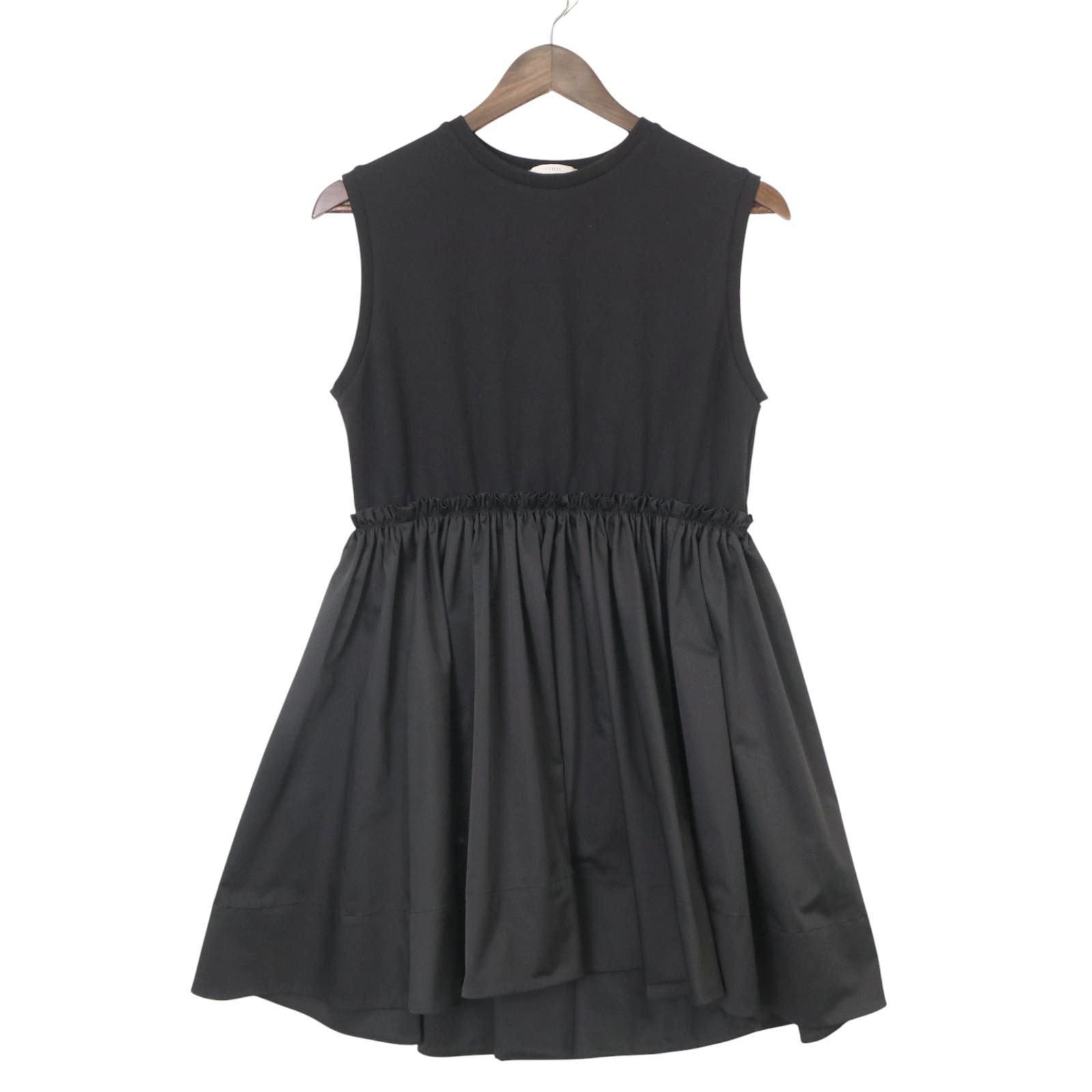 LE PHIL ルフィル リモンタ ナイロン ツイル ティアード ブラウス