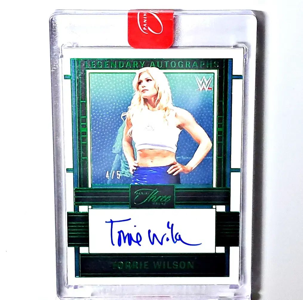 姫宮 桃李 WILLSON WWE サインカード 2025 Panini Three Count WWF
