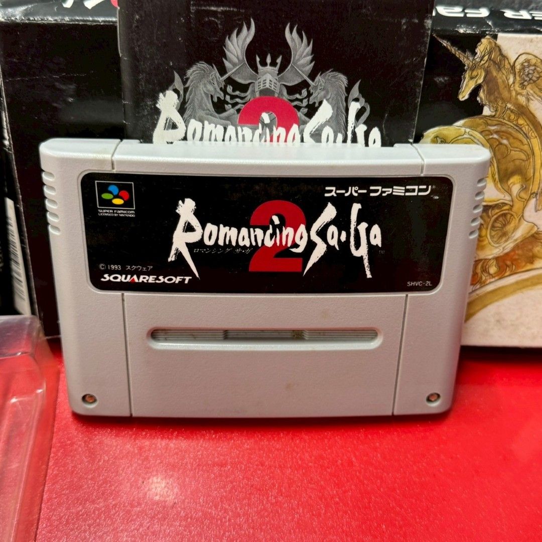 □ロマンシング サ・ガ スーパーファミコン ソフト 2点 まとめ売り 箱