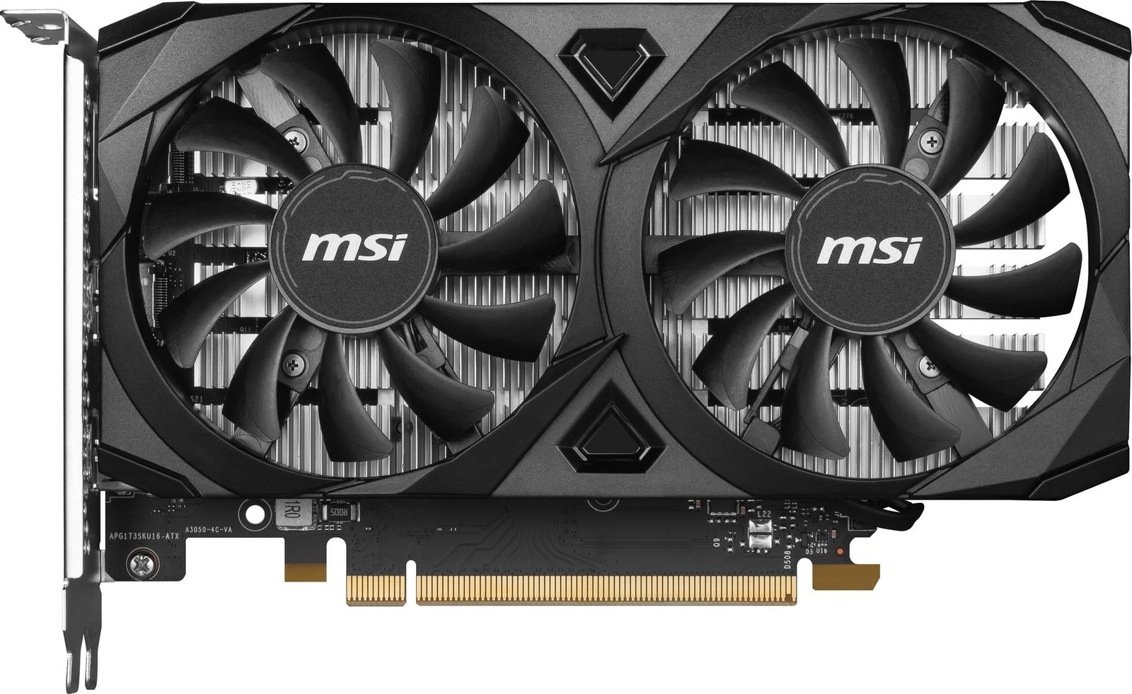 MSI GeForce RTX 3050 VENTUS 2 X E 6 G OC グラフィックスカード VD 8926 1 2連ファンモデル メモリ6 GB 補助電源不要