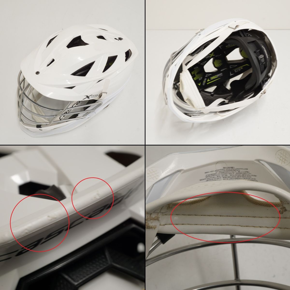 Cascade XRS PRO カスケード ラクロスヘルメット USED品 OSFMサイズ 