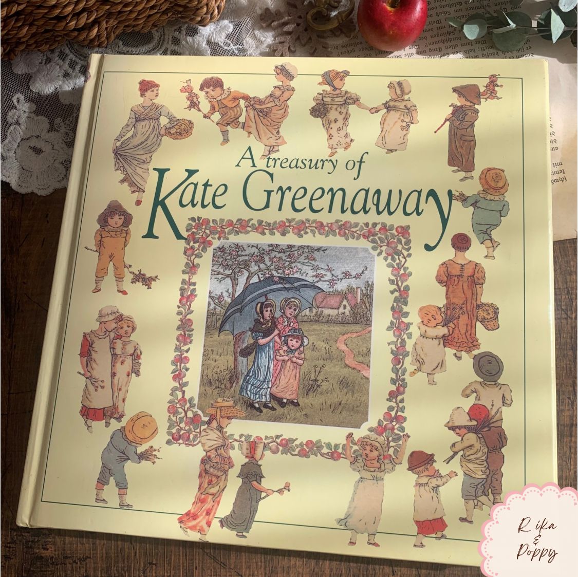 ヴィンテージ絵本 洋書 A Treasury of Kate Greenaway 1989年 ケイト ヴィンテージ絵本 洋書 A Treasury of Kate Greenaway 1989年 ケイト