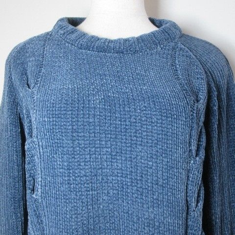 Ron Herman / ニット・セーター(厚手)/--/ウール/BLU/RH-0015// ロンハーマン Ron Herman モールニット セーター ケーブル 長袖 厚手