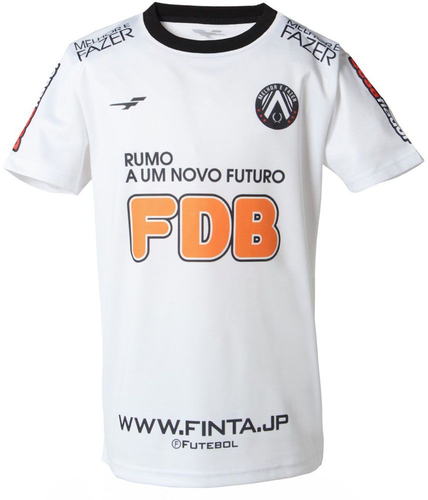 フィンタ FINTA サッカー JRレコルダーレプラクティスシャツ  FT8955 0105 ホワイト×ブラック