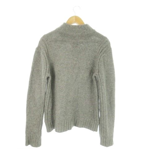 パタゴニア　グレー ウールニット パタゴニア Patagonia ニット セーター ハイネック ハーフボタン 長袖