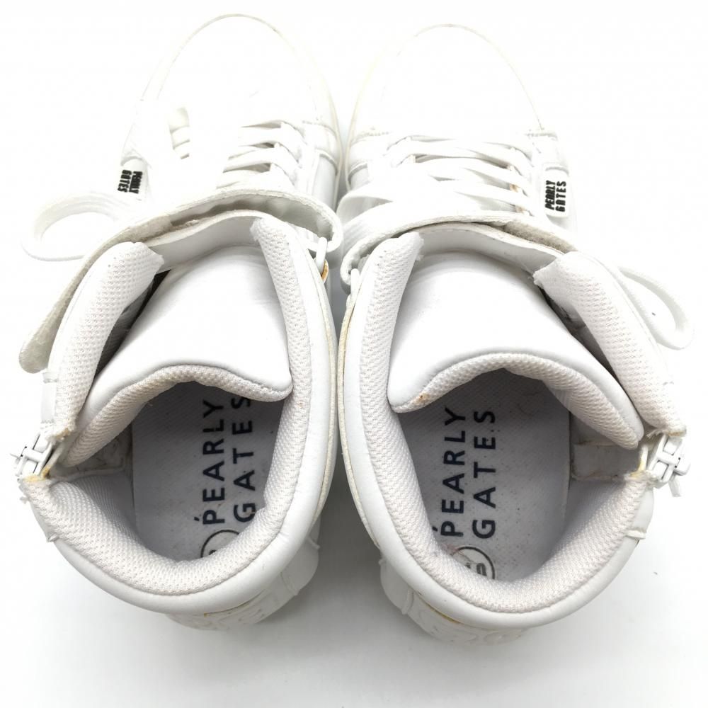 パーリーゲイツ ハイカットゴルフシューズ 白 053-9992302 レディース