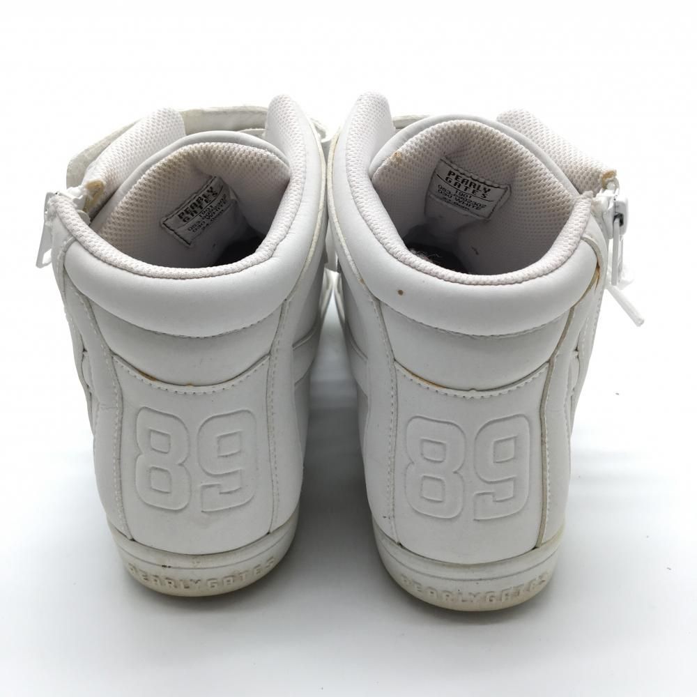 パーリーゲイツ ハイカットゴルフシューズ 白 053-9992302 レディース