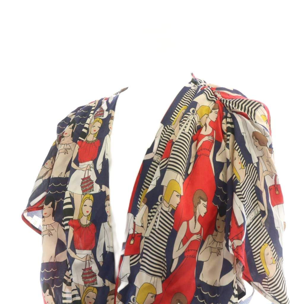 エリザベッタ・フランキ ELISABETTA FRANCHI ロングワンピース 総柄