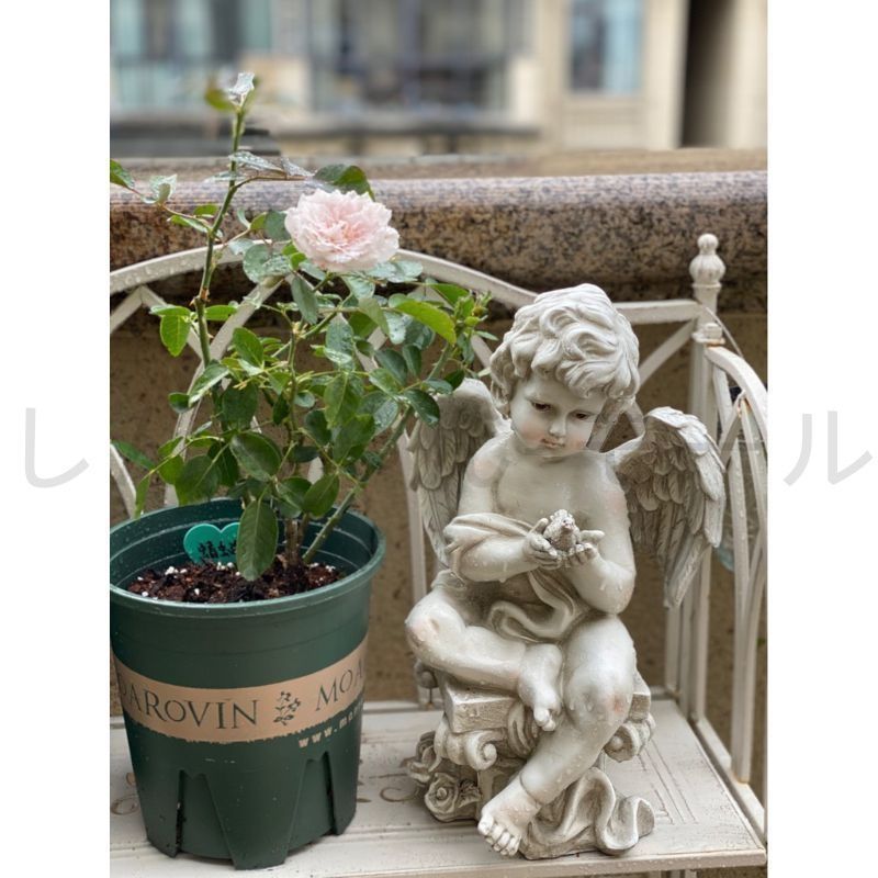 天使 エンジェル ガーデンオーナメント 置物 オブジェ 庭 ヨーロピアン