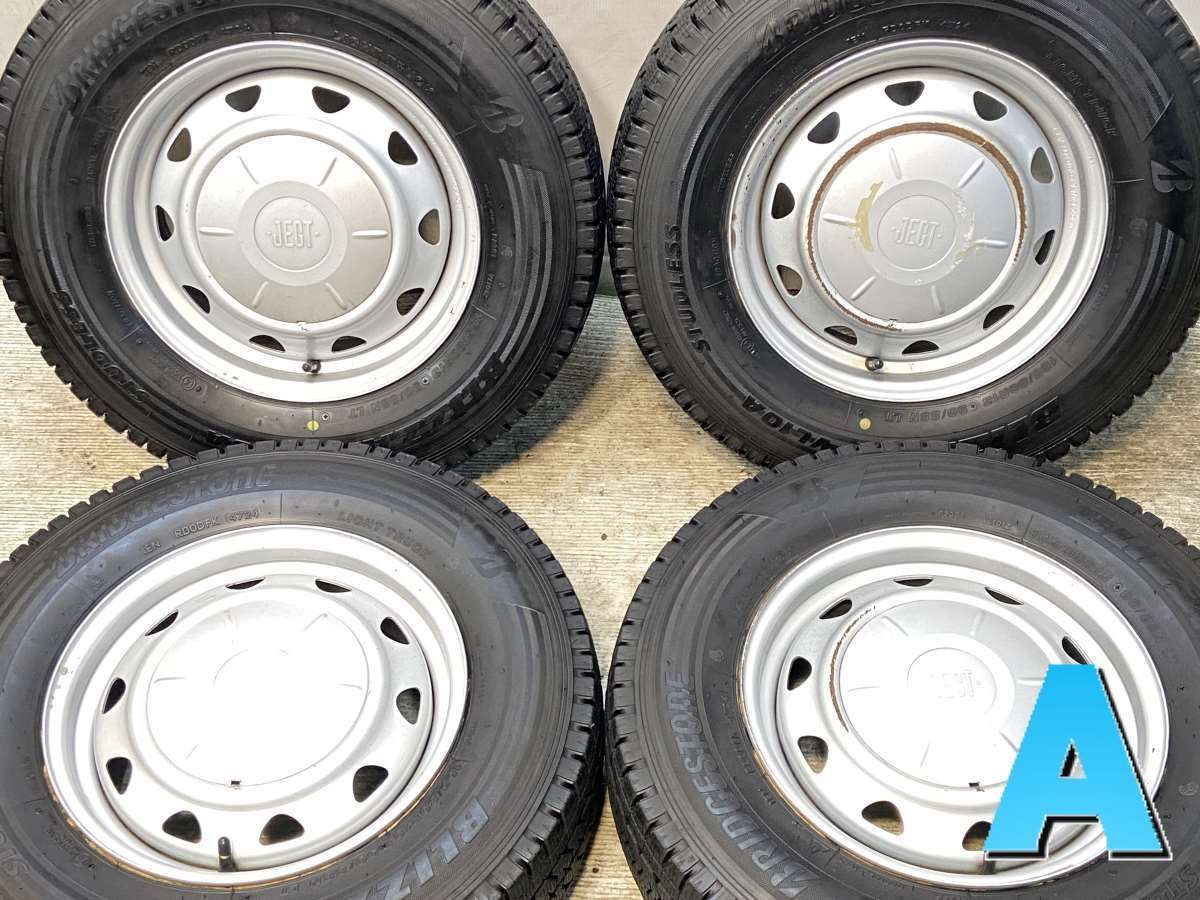 165 80 R 13 90 88 LT ブリヂストン ブリザック VL 10 A JECT LZ x 5 0 100 110 114 3 4穴 タイヤ スタッドレスタイヤ ホイールセット 4本セット w