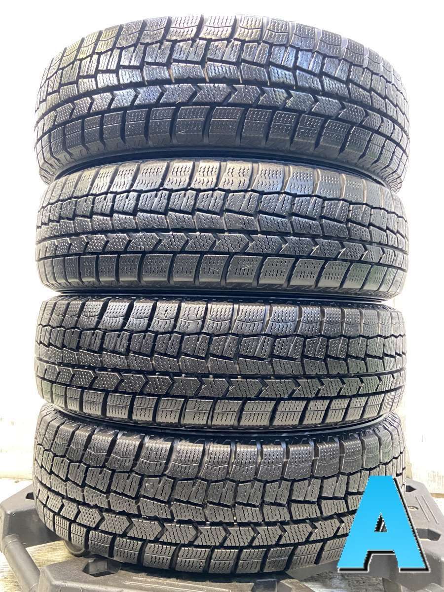 残溝多 ダンロップ スタッドレス WM02 155/65-13 4本セット中古 155/65R13 ダンロップ ウィンターマックス WM02 中古タイヤ