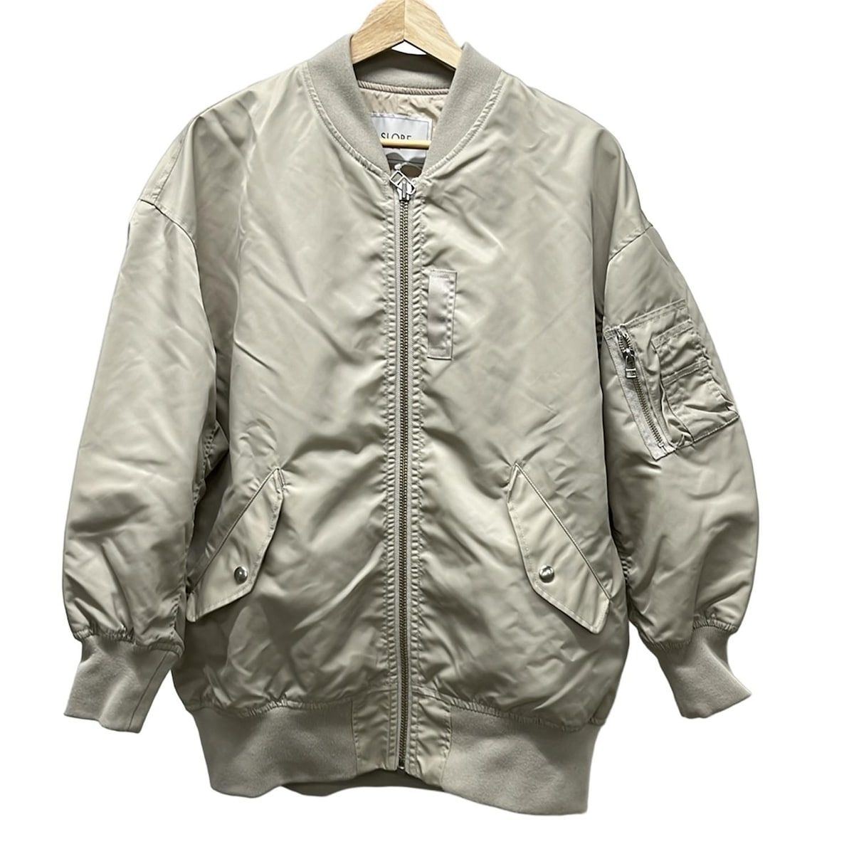 SLOBE IENA ブルゾン SLOBE IENA(スローブイエナ) ブルゾン レディース ライトグレー 春