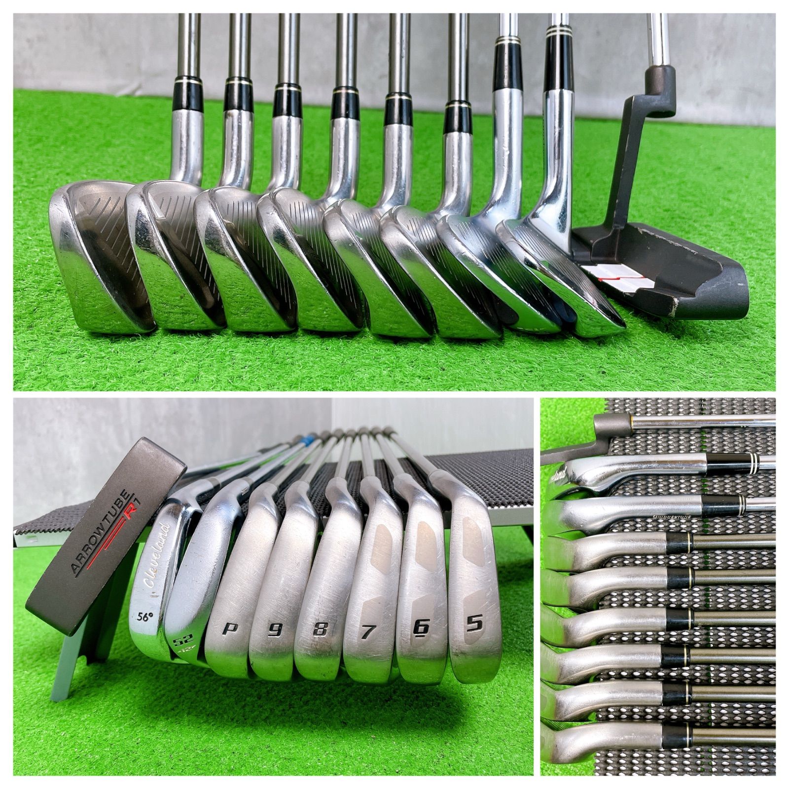 テーラーメイド TaylorMade R15 メンズ ゴルフクラブセット S 右 中古】【良品】【送料無料】メンズ テーラーメイド R15 ゴルフクラブ