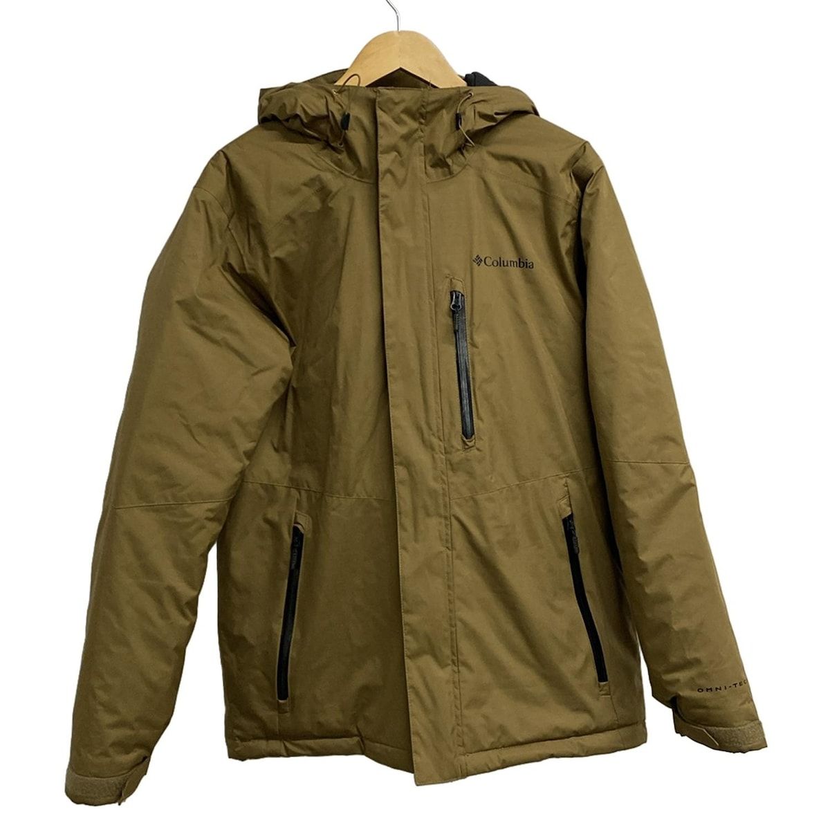 columbia コロンビア コート サイズL メンズ ライトブラウン 冬物 中綿 フード