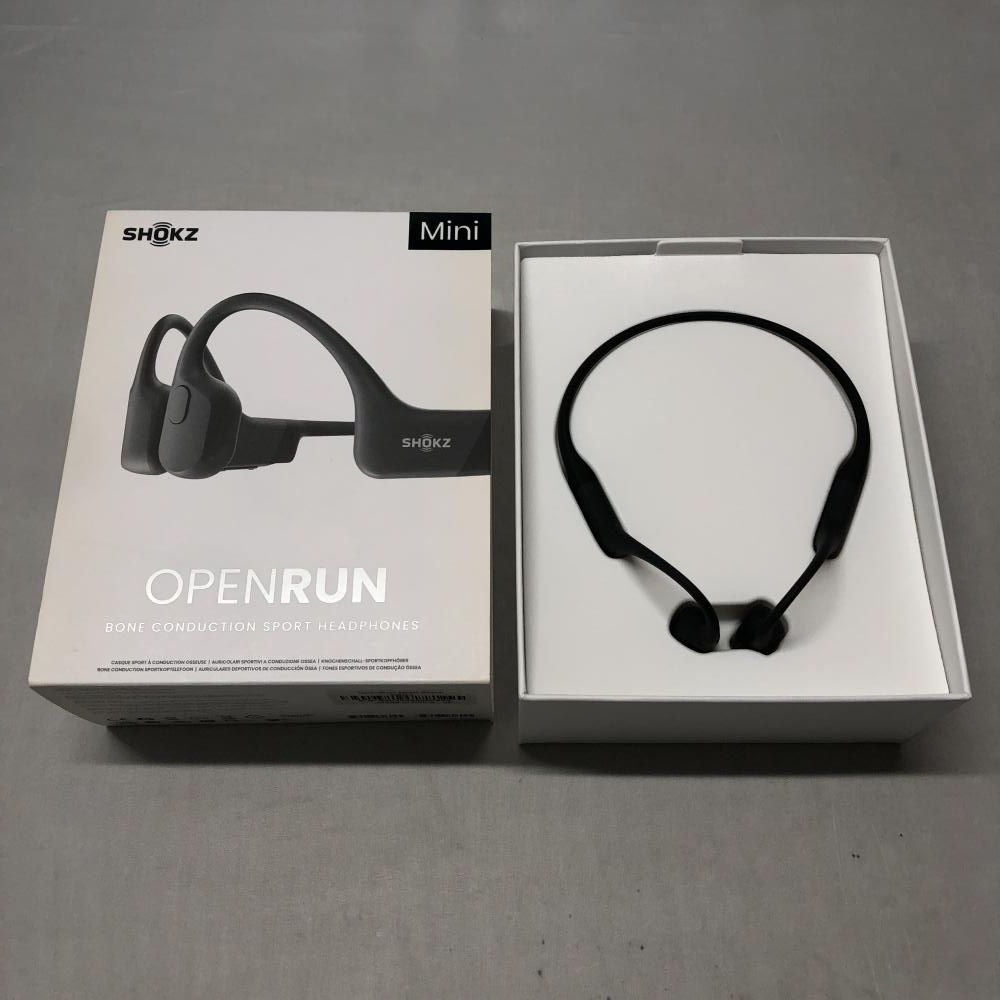 中古】Shokz OpenRun Mini 骨伝導イヤホン ワイヤレス 急速充電 S803