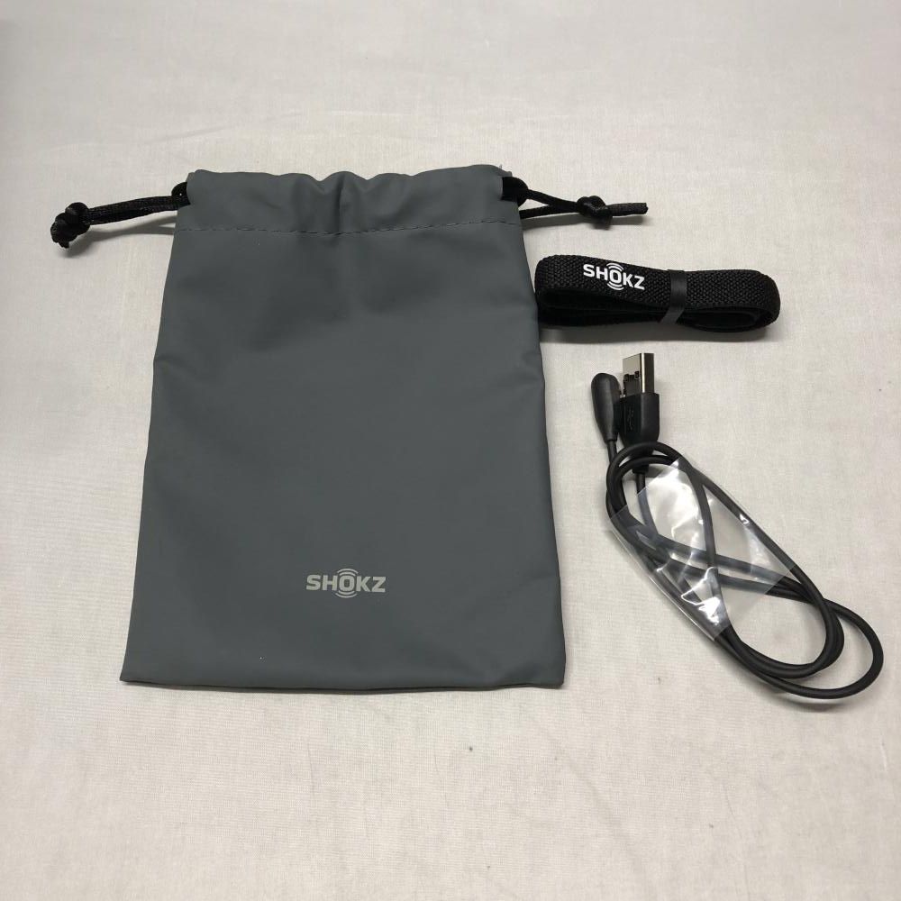 中古】Shokz OpenRun Mini 骨伝導イヤホン ワイヤレス 急速充電 S803