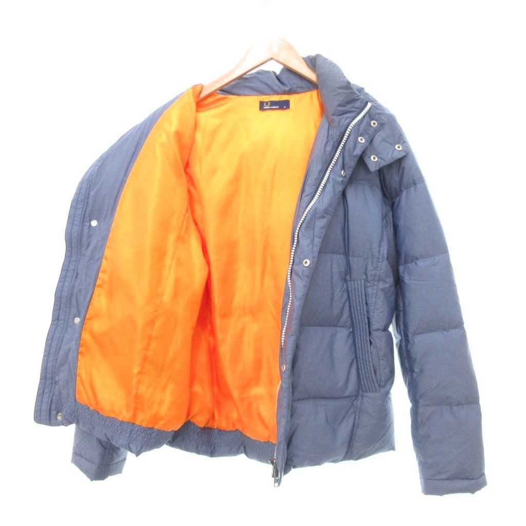 フレッドペリー FRED PERRY Pertex ダウンジャケット ラクーンファー