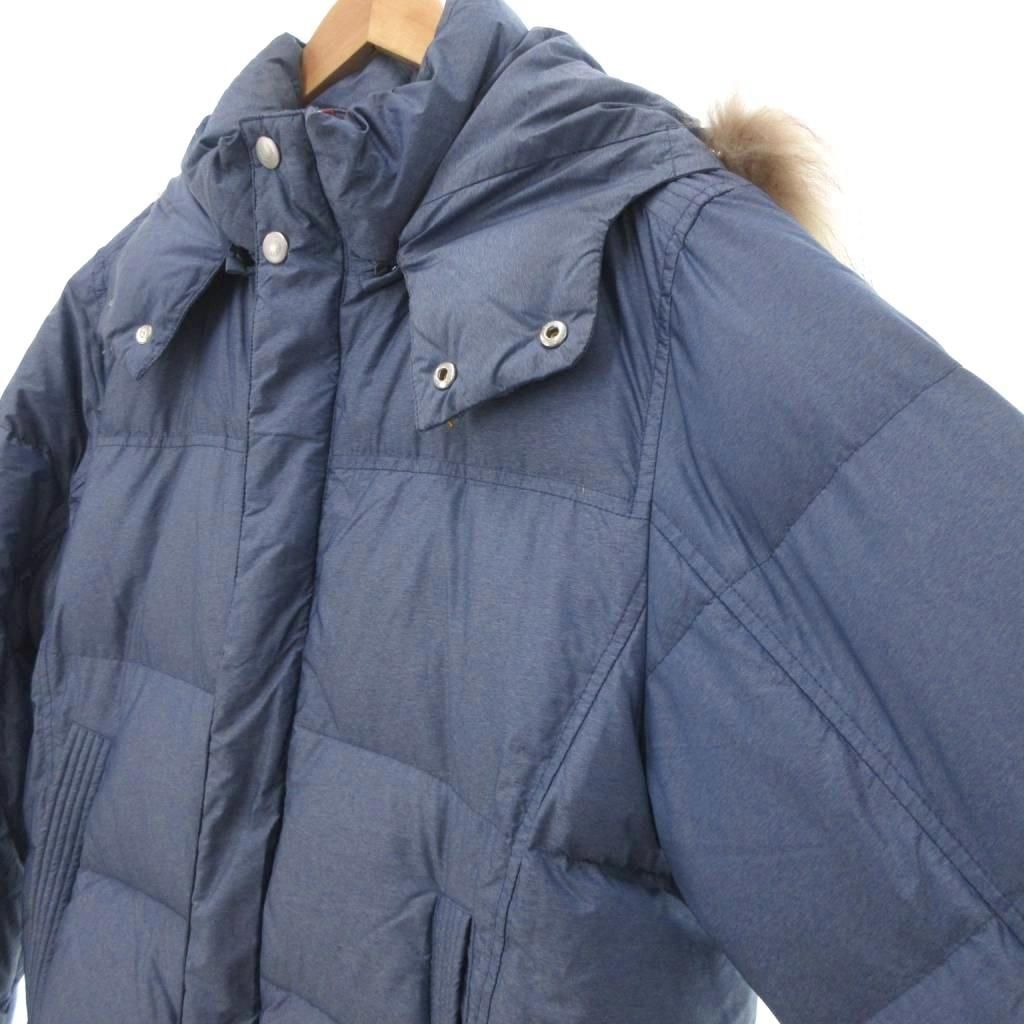 フレッドペリー FRED PERRY Pertex ダウンジャケット ラクーンファー