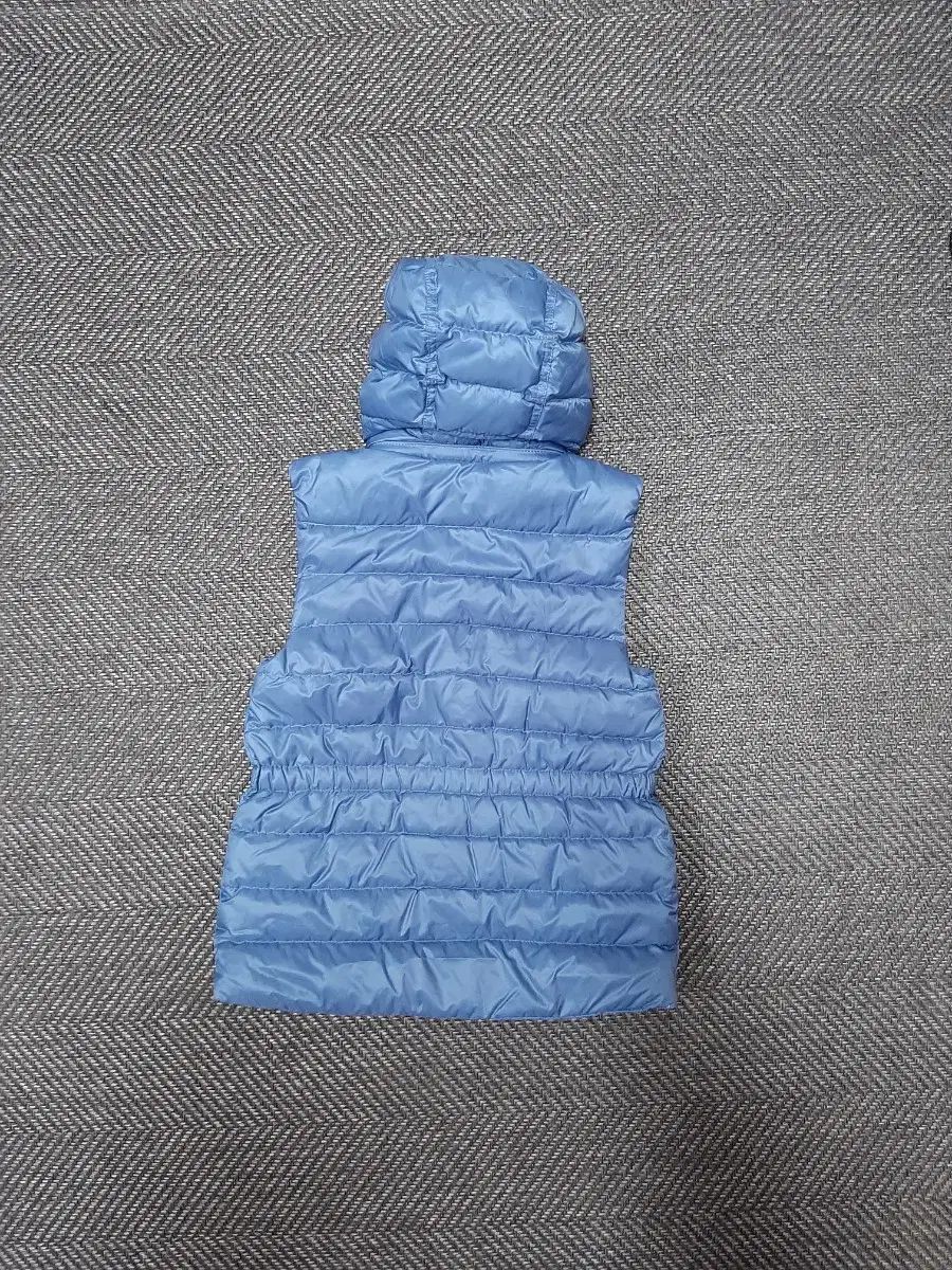 バーバリー キッズ フード ダウンベスト ブルー 8 Y 128 cm
