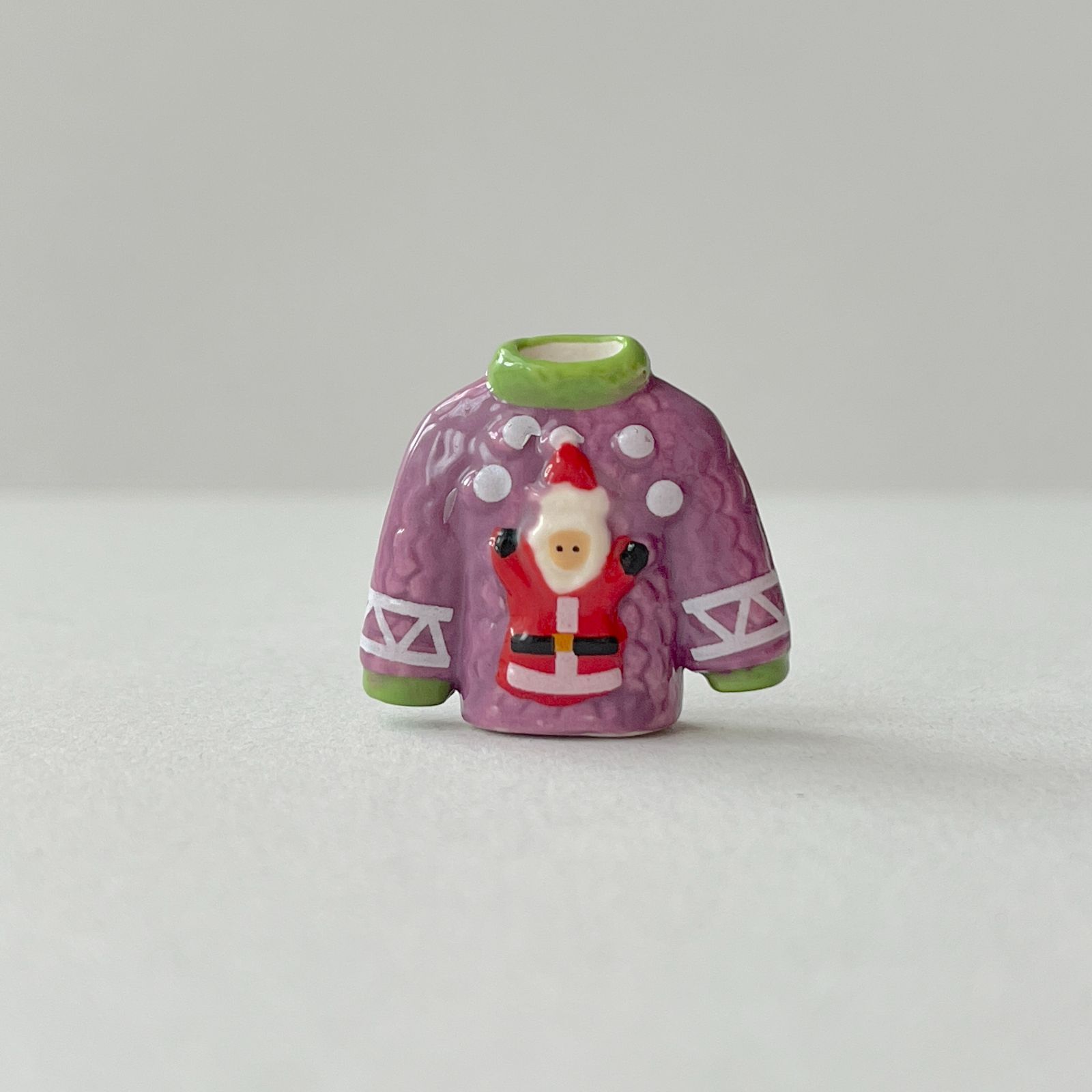 フェーヴ クリスマスのセーター サンタさん② フランス フェーブ