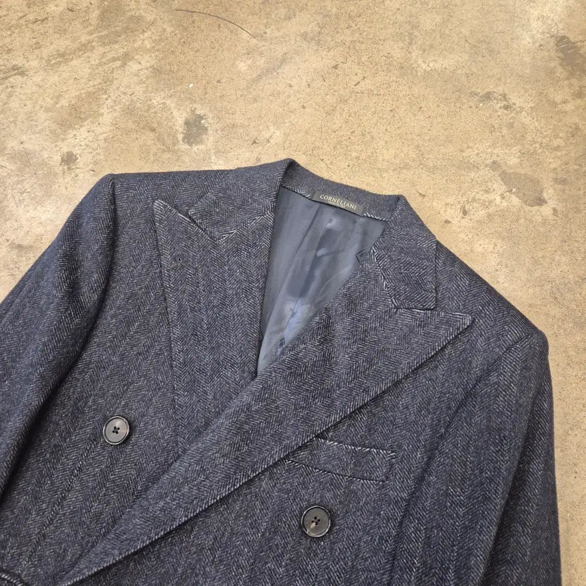 未使用新品) CORNELIANI コルネリアーニ バージンウールコート 50 (7R