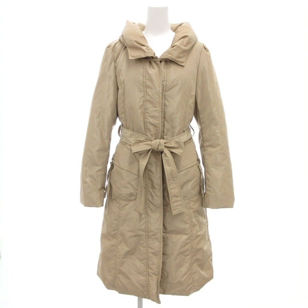 マダムジョコンダ MADAM JOCONDE ダウンコート ロング ベルト付き