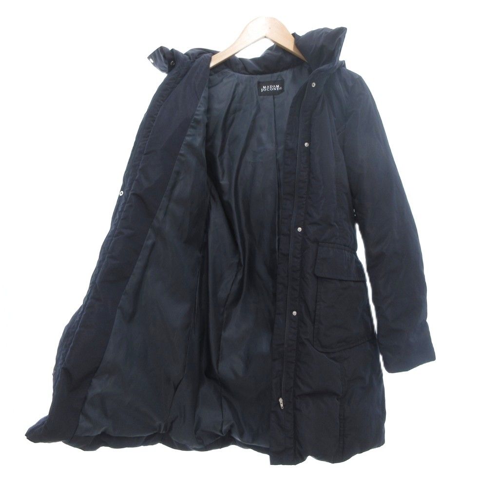 マダムジョコンダ MADAM JOCONDE 美品 ダウンコート ミドル ハーフ