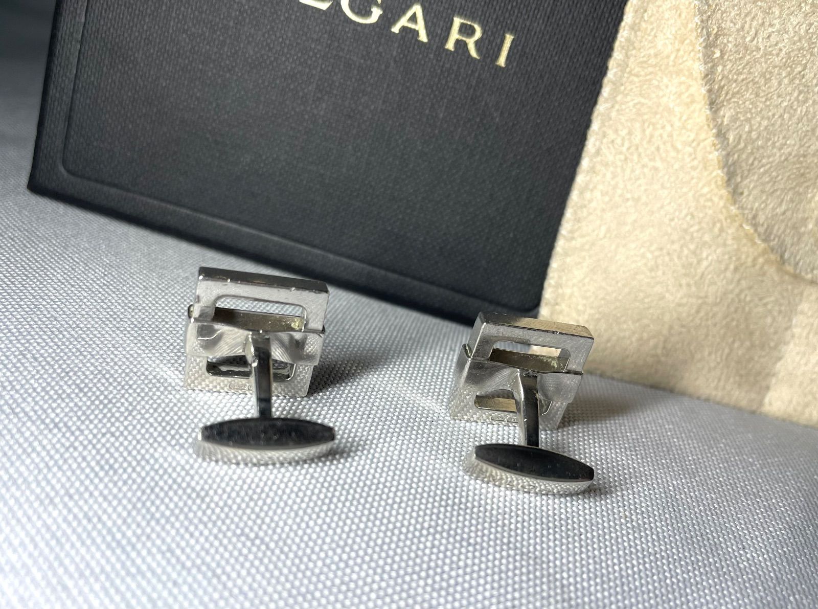 BVLGARI ブルガリ ブランドロゴ文字 スターリングシルバー SV925