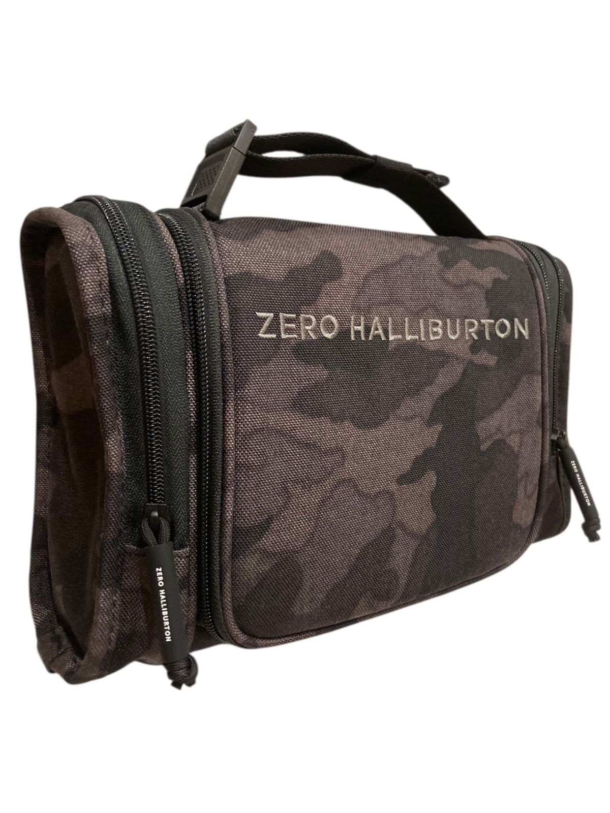 ゼロハリバートン ZERO HALLIBURTON コーデュラ マルチハンギングバッグ ダブルリブ 耐久性 ブラックカモ ゴルフ ラウンド用カートバッグ ラウンド用ポーチ トートバッグ スポーツファッション スマートファッション N25L(T)9
