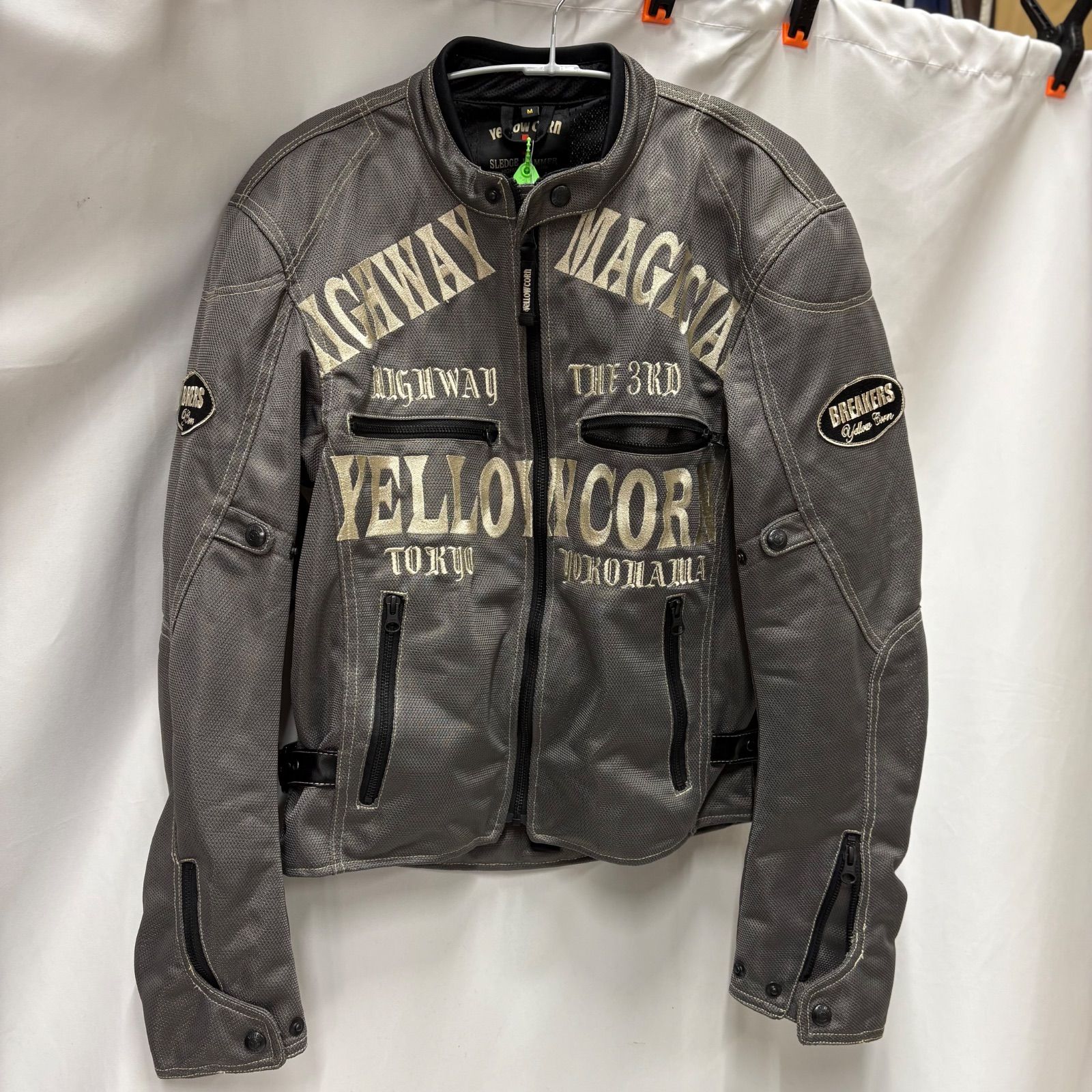 イエローコーン Yellow corn メッシュジャケット YB 7143 グレー M