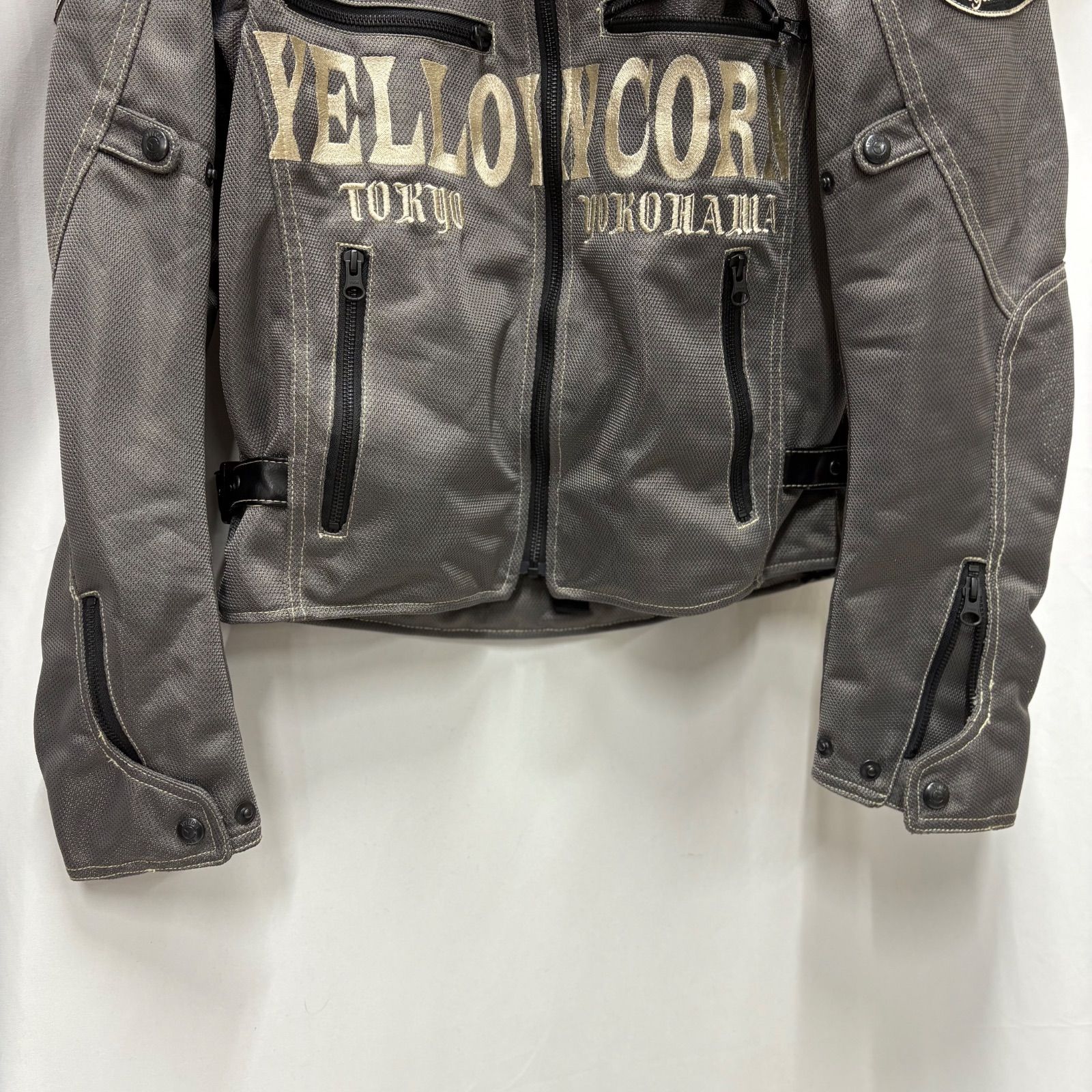 イエローコーン Yellow corn メッシュジャケット YB-7143 グレー M