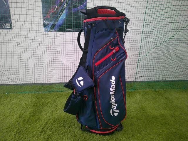 中古 バッグ テーラーメイド スタンドキャディバック ネイビー//0[7262