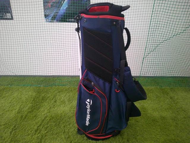 中古 バッグ テーラーメイド スタンドキャディバック ネイビー//0[7262