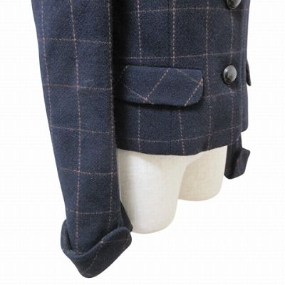 ロイスクレヨン Lois CRAYON チェックジャケット ウィンドウペン 総