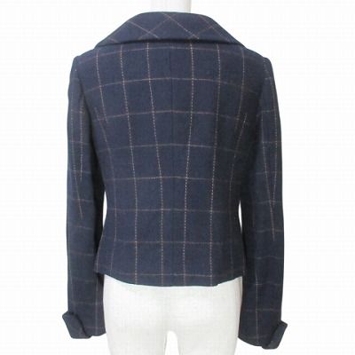 ロイスクレヨン Lois CRAYON チェックジャケット ウィンドウペン 総