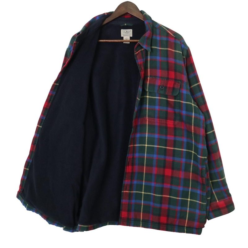 エルエルビーン フランネルシャツジャケット