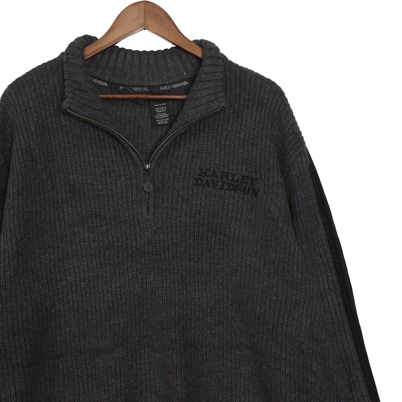 古着ハーレーダビッドソン（Harley-Davidson）黒サイズL 47 大きいサイズ メンズUS-2XL ハーレーダビッドソン HARLEY DAVIDSON